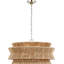 Antigua 30" Chandelier in Natural Abaca-103913768