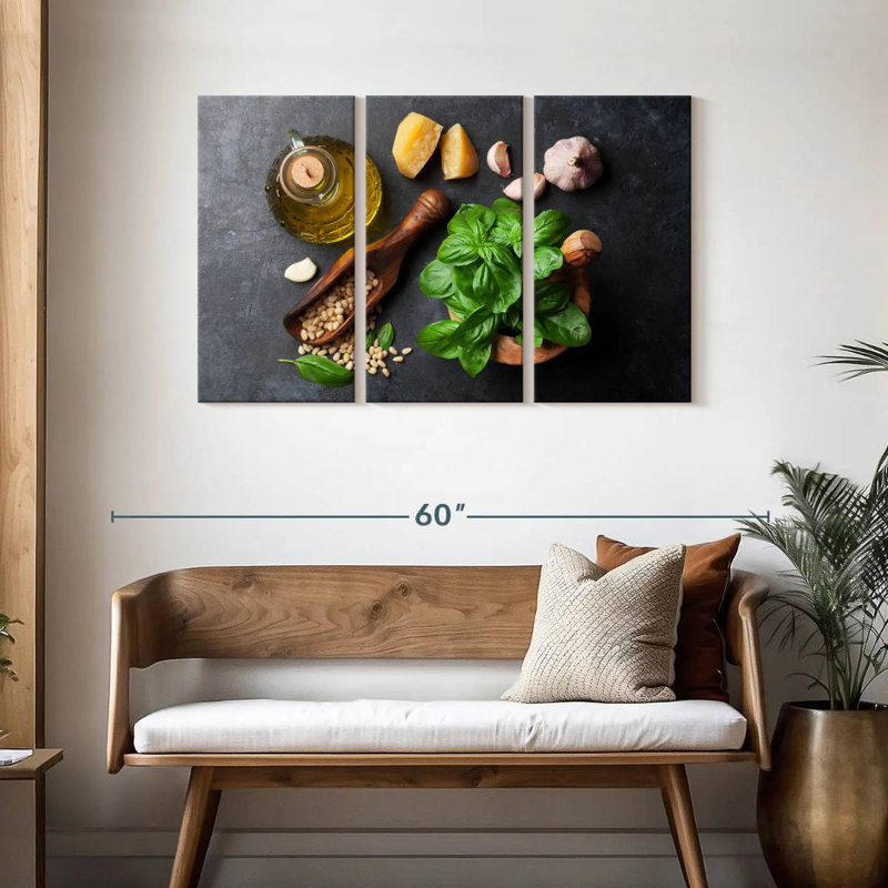 Yarlin Making Pesto, 28" H x 45" W