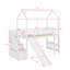 Lit mezzanine simple avec glissade-491878443