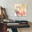 Art mural en verre épique «Pastel Papel 2» par June Erica Vess, 12 po x 12 po