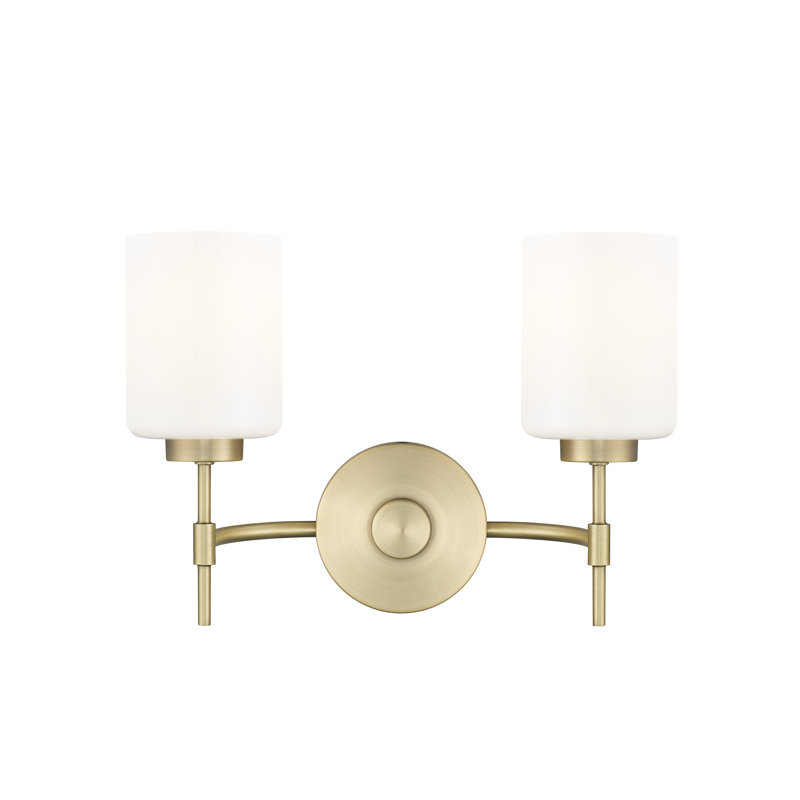 Holleran 15.5" Wide 2-Light Vanity , Vintage Brass