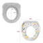 Round Cushioned Toilet Seat