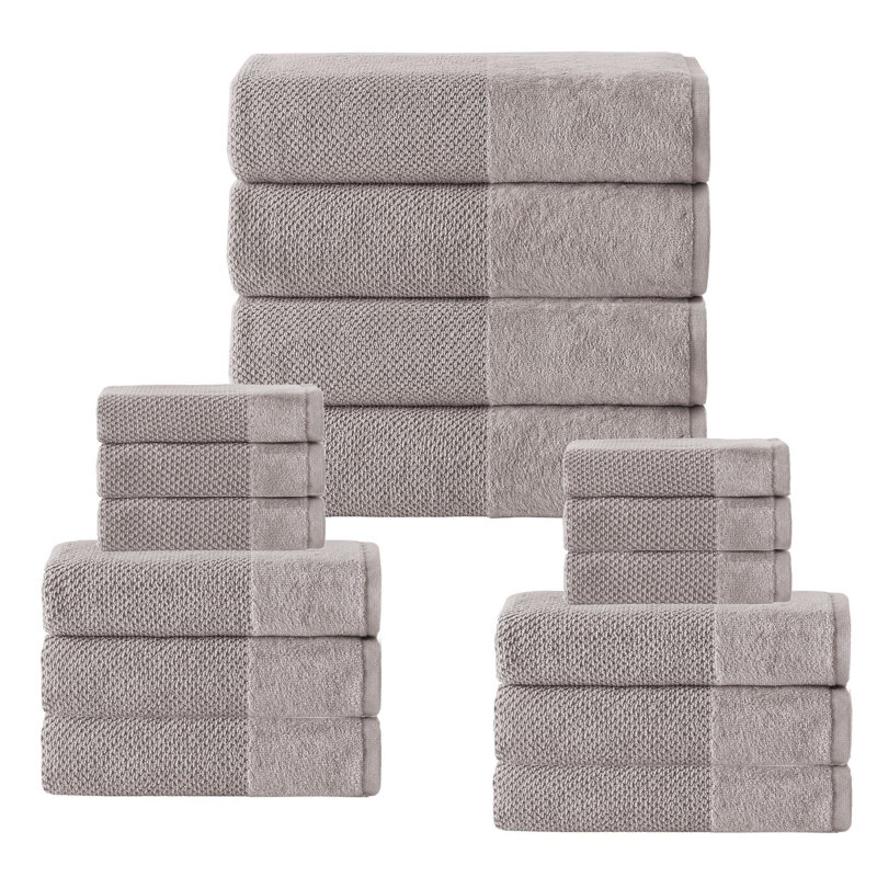Ensemble de serviettes en coton turc 16 pièces Schnell, Sable