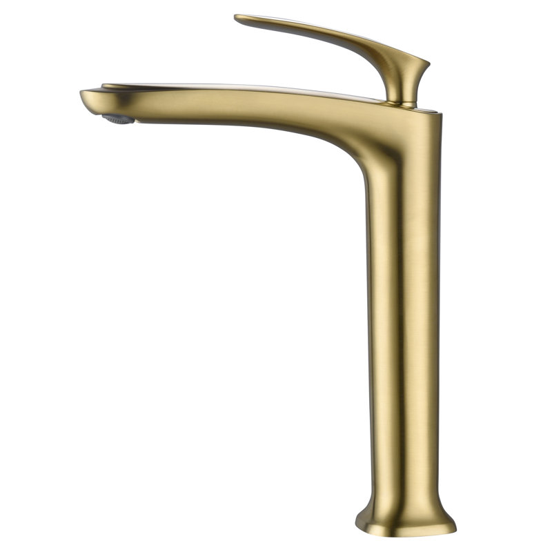 Brianna Single-Hole Single-handle Bathroom Faucet, Brushed Gold