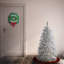 Slender White Realistic Artificial Fir Christmas Tree with Lights-1712946530