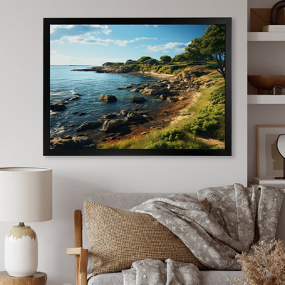 Rhode Seashore Island Landscape - impression