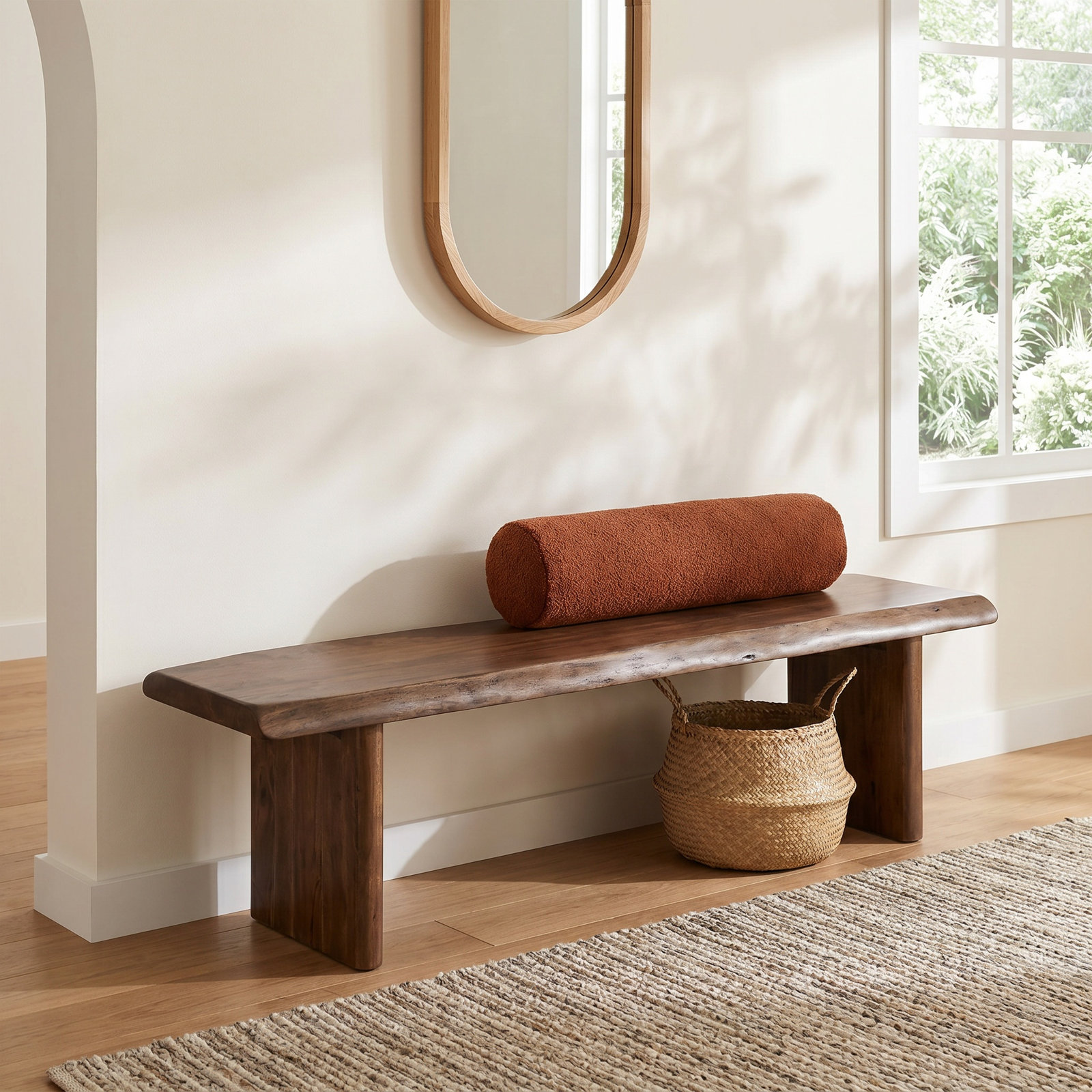 Dining Bench, 18" H x 69" W x 17" D