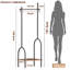 47.5cm Clothing Rack
