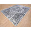 Tapis gris anthracite 9 pi x 11 pi 10 po Serapi Heriz tissé à la main en jacquard, laine et soie à base de plantes 17C35CF55FEA481BA8C88736D4559839