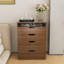 Bureau de coiffeuse avec miroir éclairé et un tabouret, table de maquillage à dessus rabattable pour la chambre à coucher