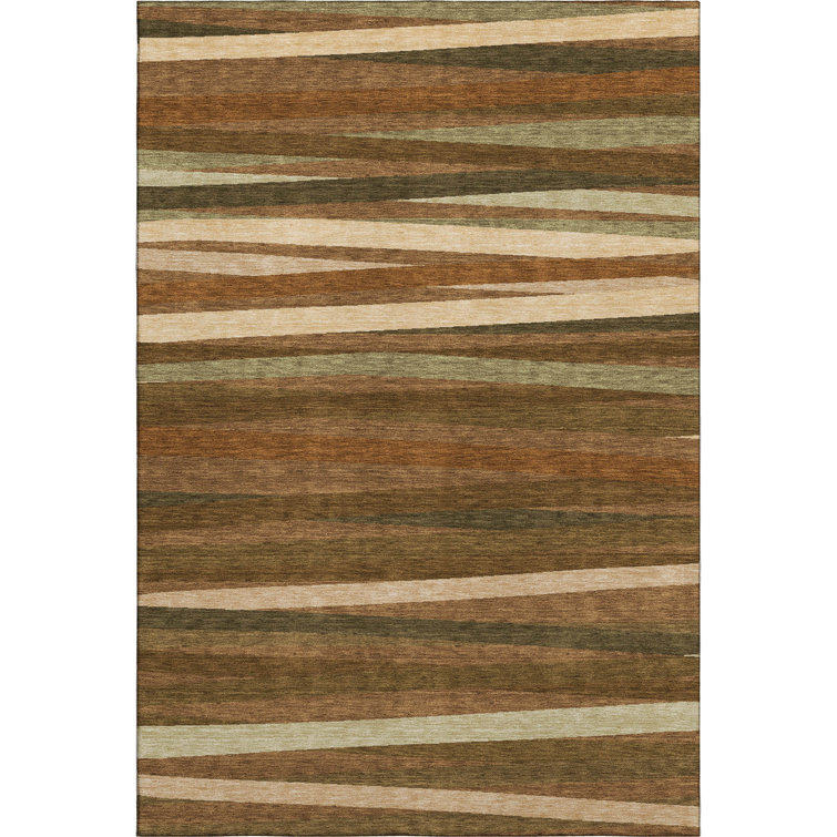 Premium Machine Washable Naglee AMF997 Stripes Rug