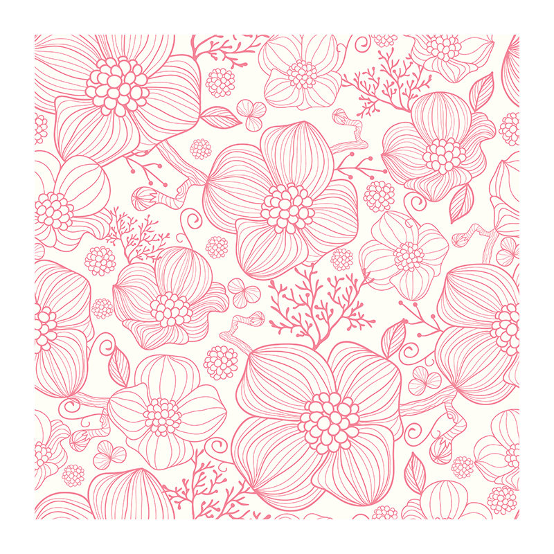 Catheline 2.5m x 2.5m Matte Mural, 250 x 250cm