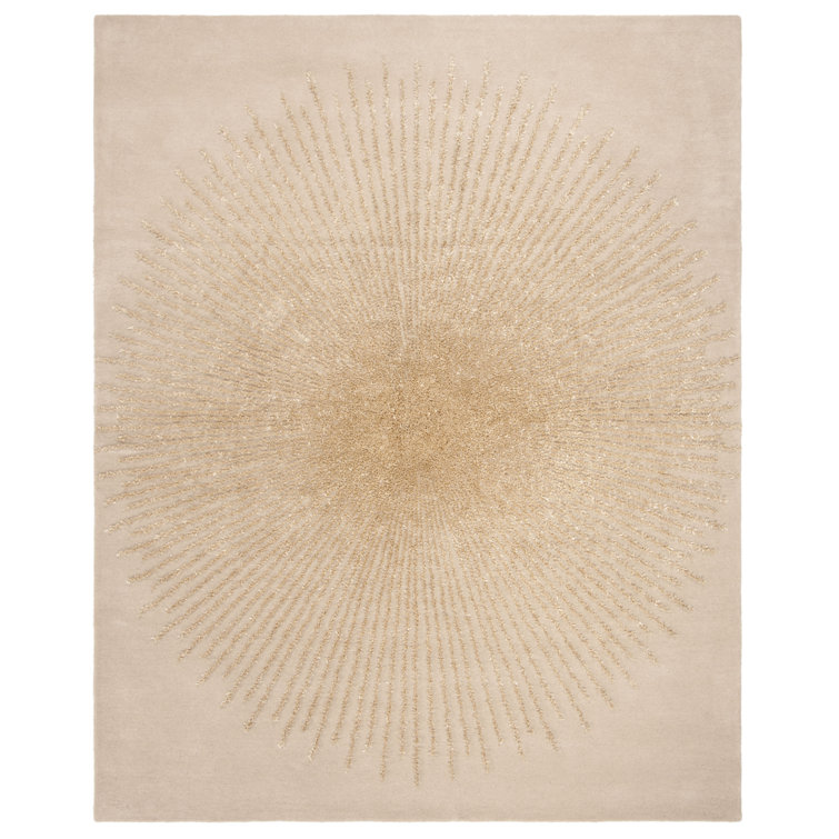 Amier Hand Tufted Wool, Viscose, And Cotton With Latex Abstract Rug