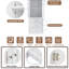 Armoire de salle de bain autoportante