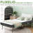 Mikenlee Extra Long Folding Bed for Tall People, Heavy Duty Rollaway Bed with 5" Memory Foam Mattress, Portable Guest Bed on Wheels, Space Saving Twin Size Foldable Bed-869689653-862349764