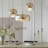 Modern Amber Glass Led Pendant Light-333726408