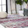 Mashawna Blocks Modern Geometric Multi/White Rug