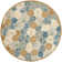 Coreatha Martha Stewart Hand Tufted Wool/Viscose Floral Rug in Brown/Blue