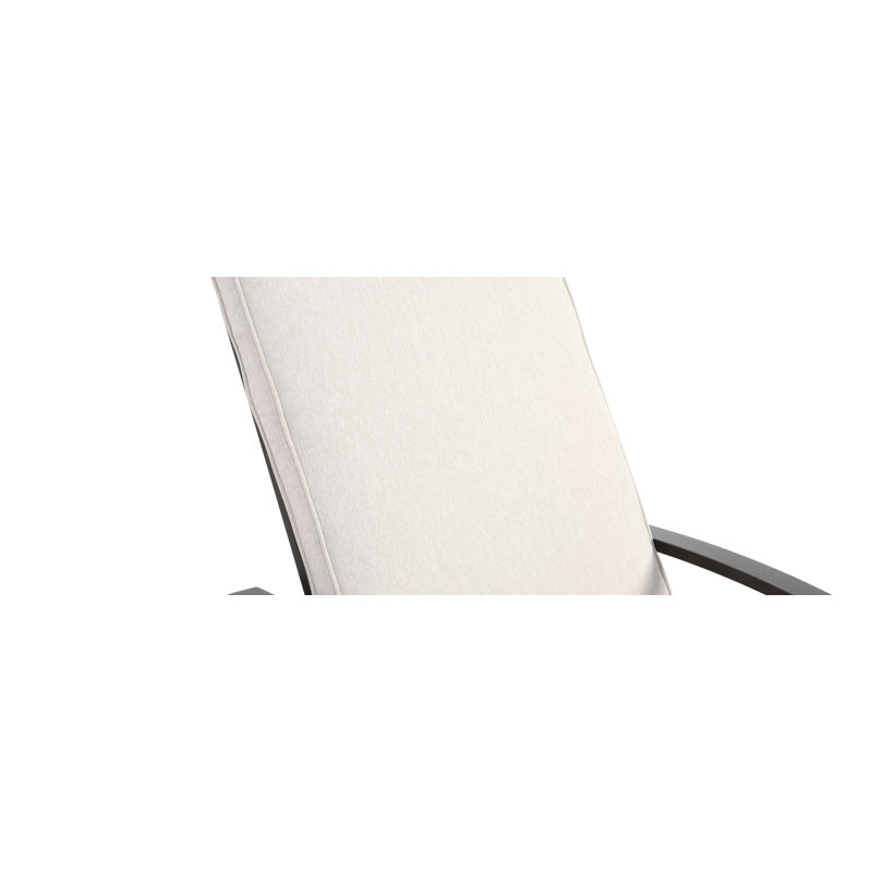 Méridienne en aluminium coulé, Beige