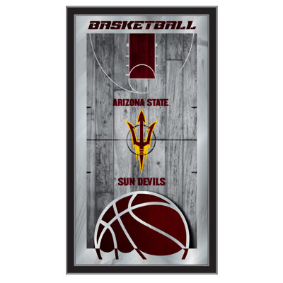 « basket mirror », impression encadrée NCAA