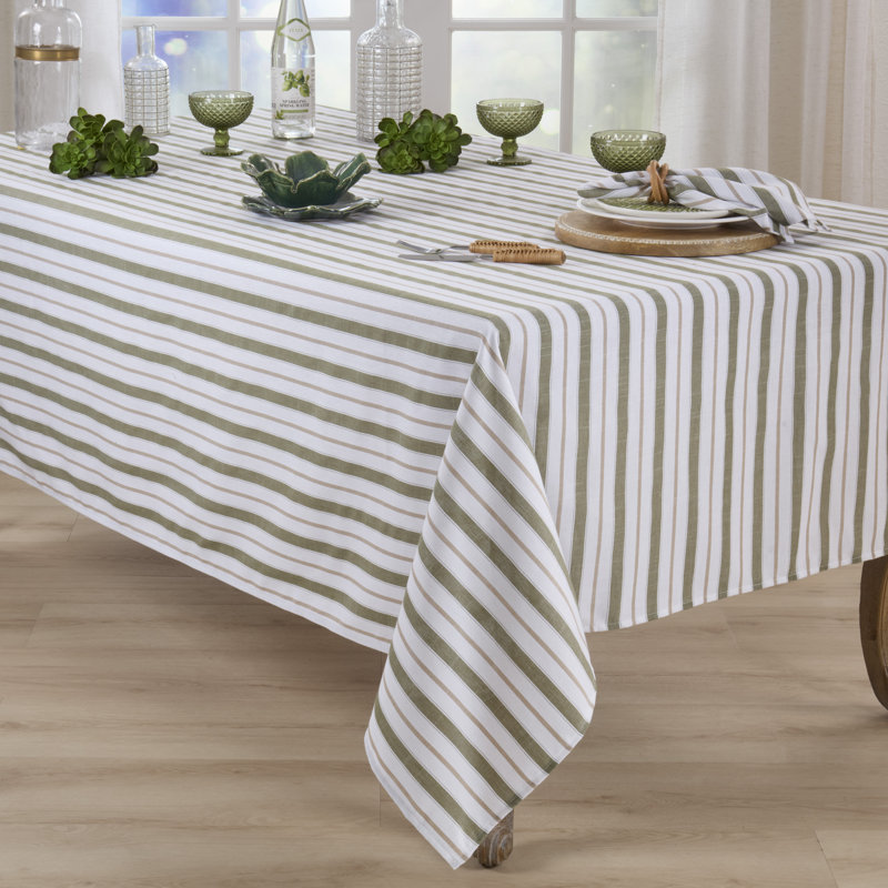 Nappe Classic Stripe - Nappe Farmhouse, 65 po x 120 po