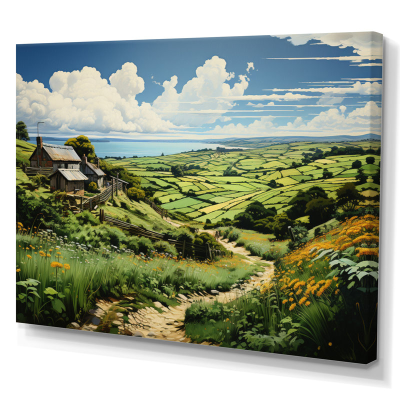Ireland Emerald Isle This III, Toile tendue, H 12 po x l 20 po x P 1 po