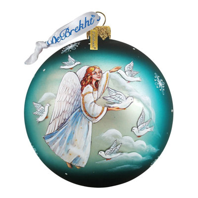3.5'' Handmade Glass Hanging Figurine Ornament