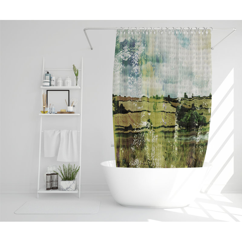Dimka Polyester Shower Curtain Set
