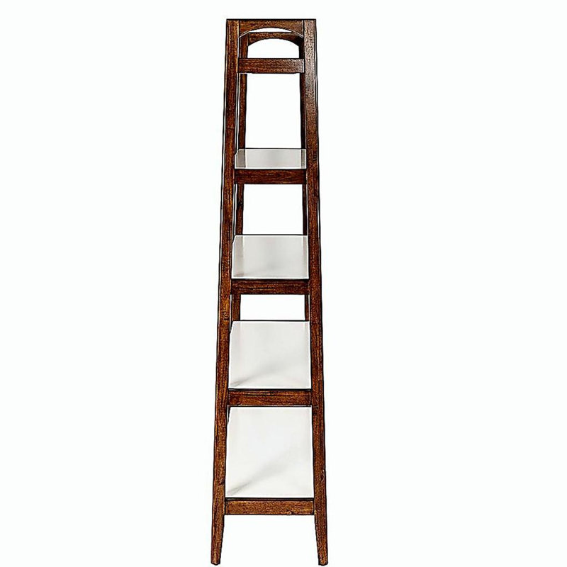 Shelf / Bookcase, Off-White/Pecan