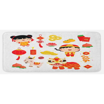 Tapis de cuisine Nouvel An chinois