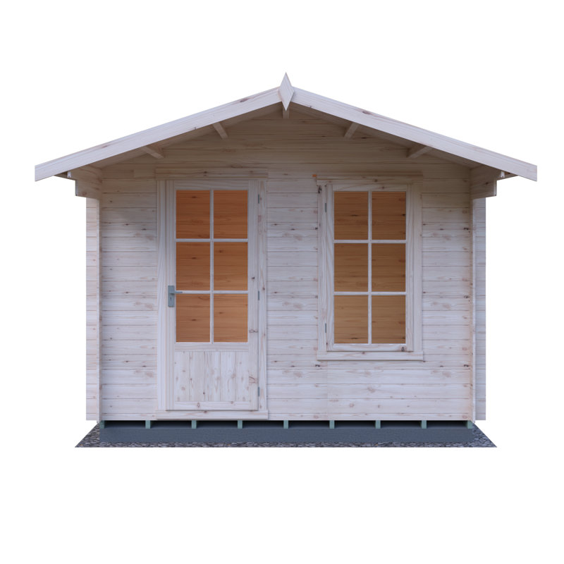 Crinan 10 x 10 Ft. 19 mm Log Cabin