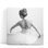 «Young Ballerina Dancing», reproduction d'art sur toile