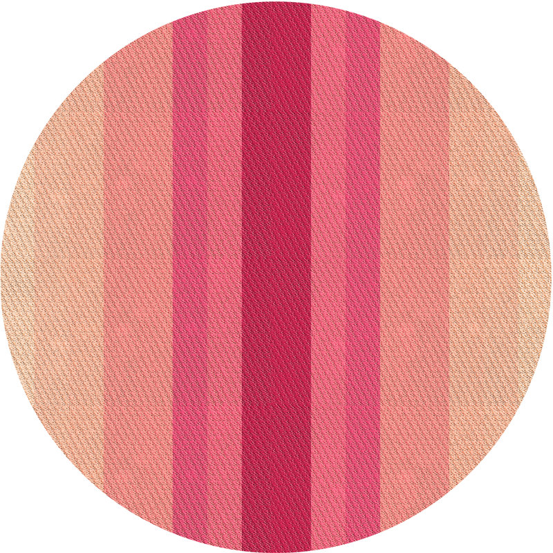 Performance Wool Ombre Indoor Rug, Round 6'