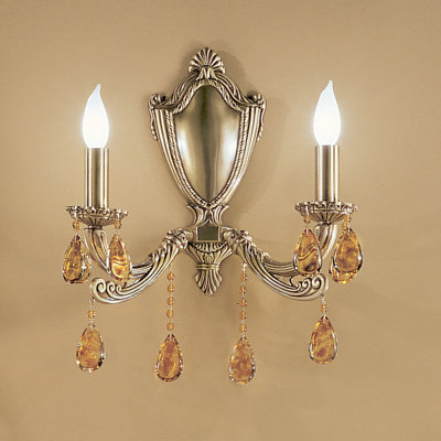 Lampe murale bougie 2 lumières