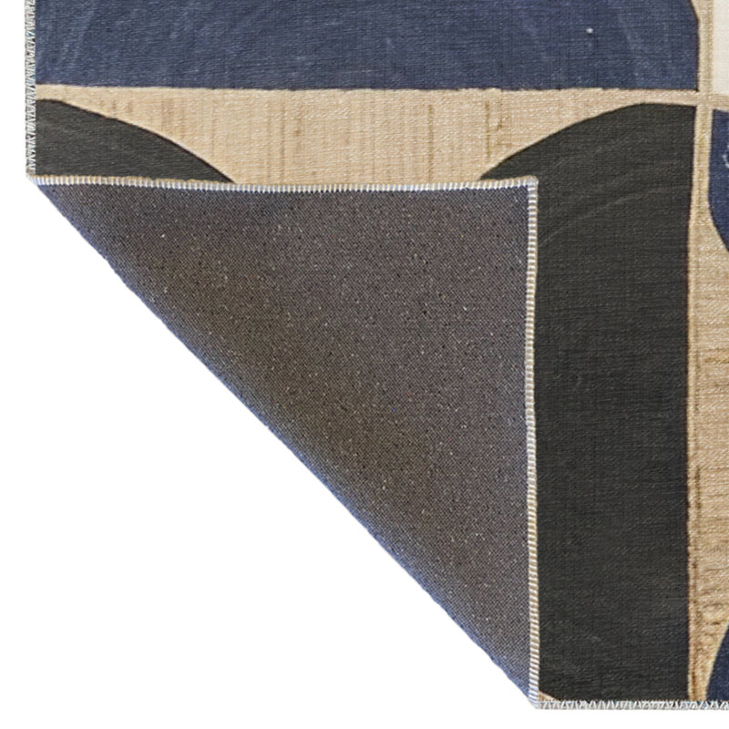 Kess Performance Washable Geometric Indoor / Outdoor Rug, Rectangle 5' x 6'7"