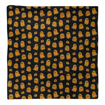 Serviette de coton à motif fantôme