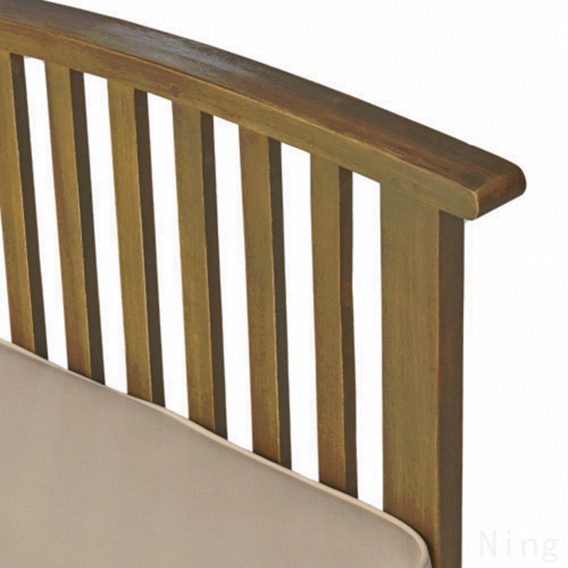 Ensemble de 4 chaises d'extérieur en bois d'acacia pour l'extérieur