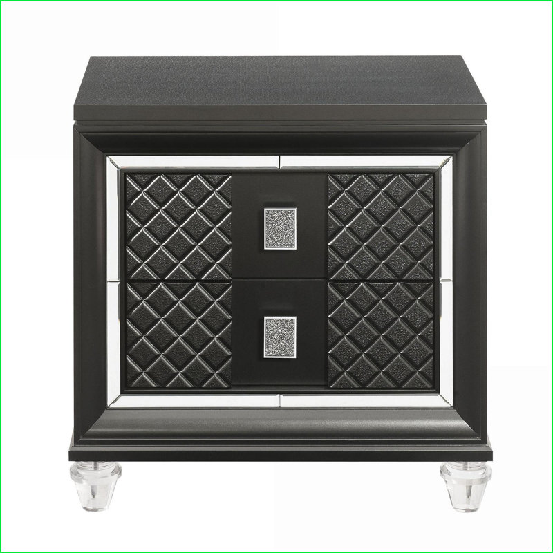 Table de chevet 2 tiroirs Modern