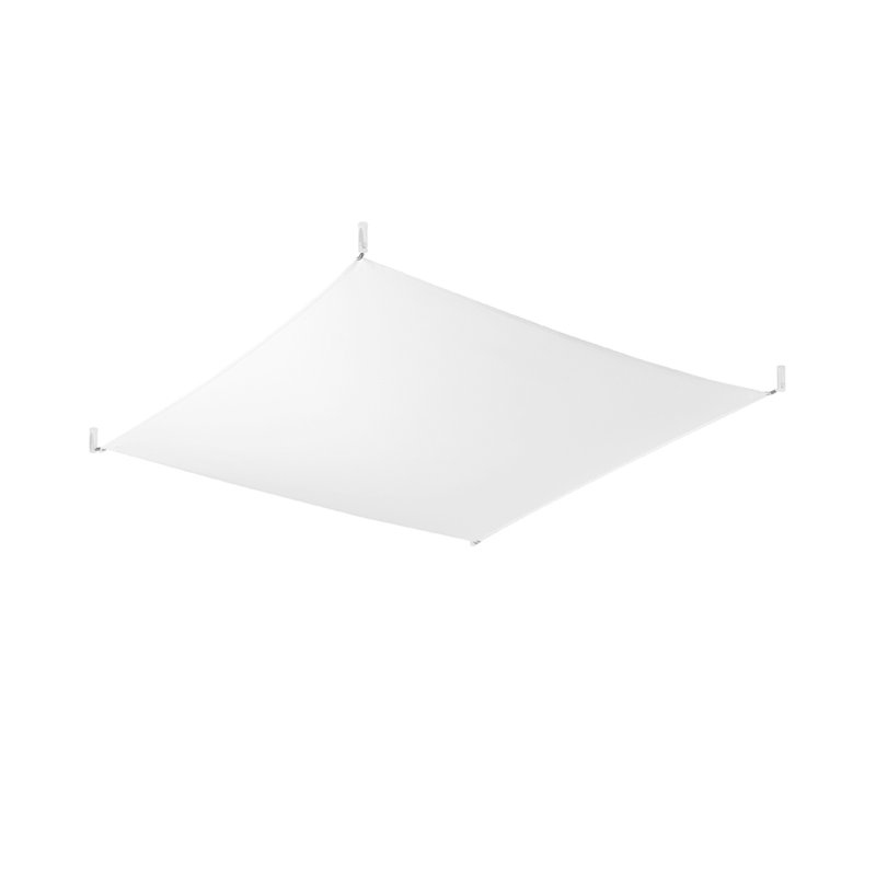Luna Steel Flush Mount, 15cm H x 140cm W x 140cm D