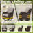 Carolina 4-Person Square Outdoor Conversation Set With Loveseat And Swivel Glide Chair-110985430-110985425
