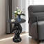 Statue de cheval, table d'appoint, table de bout, salon, noir