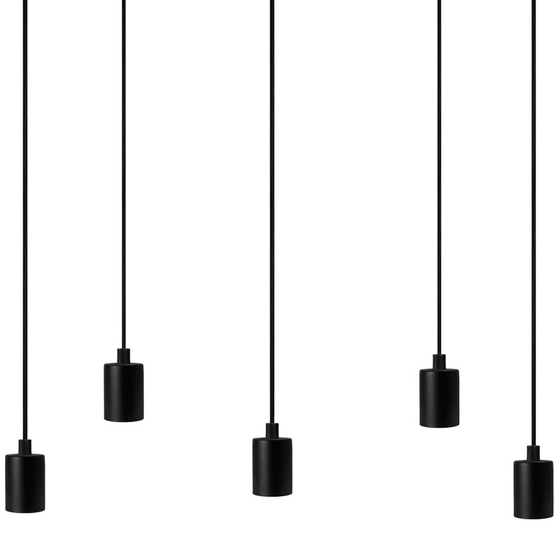 Cero Basic 5 - Light Cluster Pendant, Black