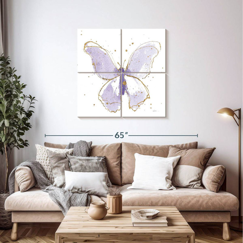 Brampt Gilded Butterflies Lavender