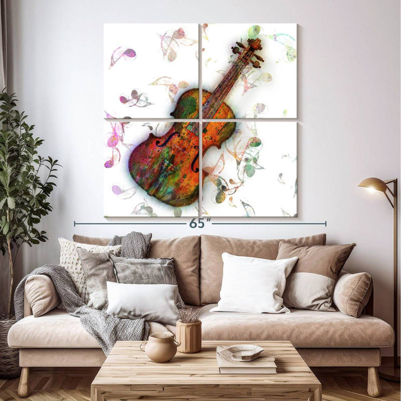Abarca Violin Lessons, 50" H x 50" W