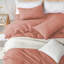 Rienk Super Soft 250 TC Microfibre Reversible Plain Duvet Cover Set With Pillow Cases-843219824-843663397