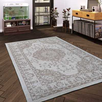 Cruce Oriental Cotton Hand Woven Area Rug