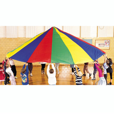 Champion Sports Plastic Parachute with Carrying Case