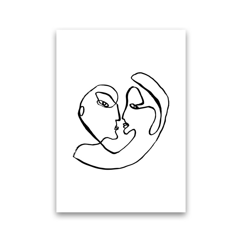Love Embrace by Planeta444 - Print, No Framed, 59cm H x 42cm W x 1cm D