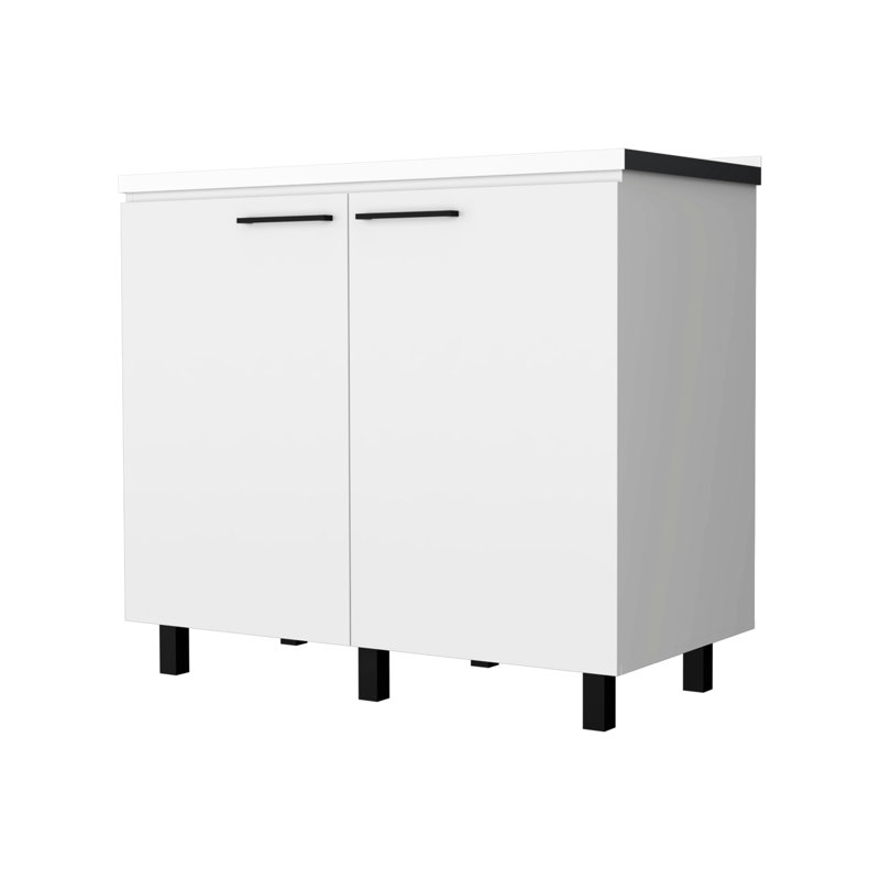 2 Utility Sink And Cabinet In White With Long-Lasting Quality Fashionable Kitchen Look Practical Functionality