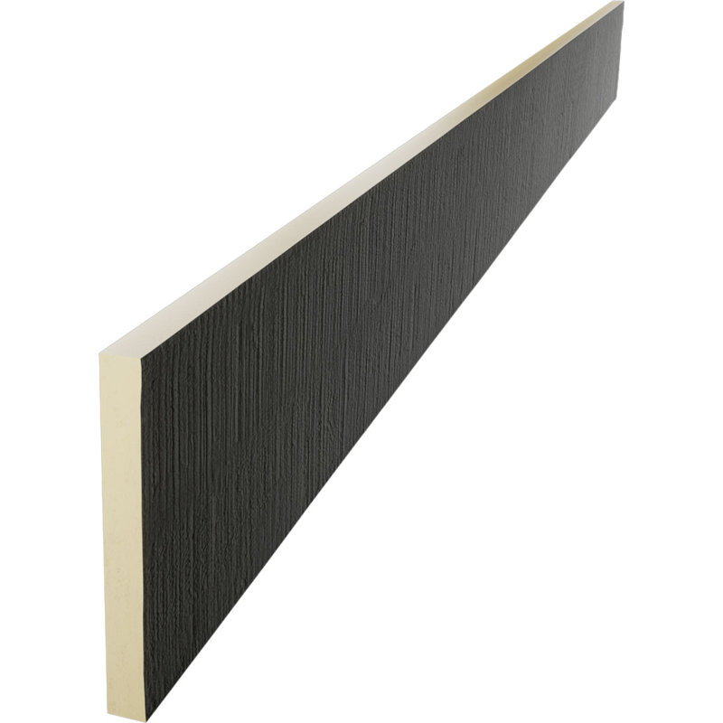 Slate Finish Rough Cedar Faux Wood Beam Plank, 6" x 96"